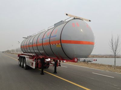 Lisheng  HLS9408GFW Tank transport semi-trailer for corrosive substances