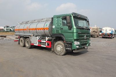 Green Leaf JYJ5257GRYE Flammable liquid tank transport vehicle