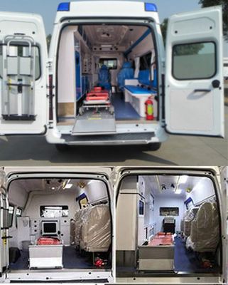 Jiangling Quanshun brand automobiles JX5048XJHMK6D ambulance