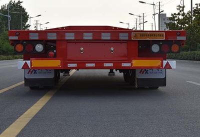 Zhongzhi Huaxing brand automobiles JLQ9403TDP Low flatbed semi-trailer