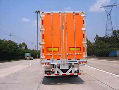 CIMC ZJV9360XXY Box transport semi-trailer