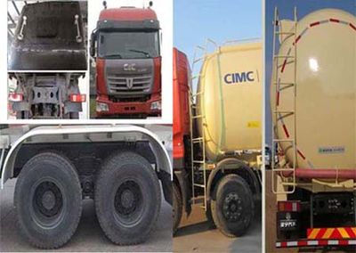 Lingyu  CLY5311GFLSQR Low density powder material transport vehicle