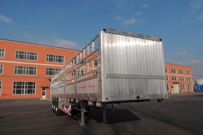 Zhongwang  MBS9400CCYLH Aluminum alloy warehouse grate transport semi-trailer