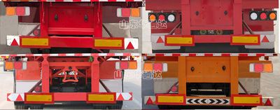 Qilu Huatong brand automobiles NJZ9401L Fence semi-trailer