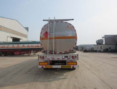 Zhengkang Hongtai brand automobiles HHT9403GRYD Aluminum alloy flammable liquid tank transport semi-trailer