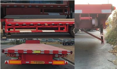 Wanlongteng  WLT9400TDP Low flatbed semi-trailer