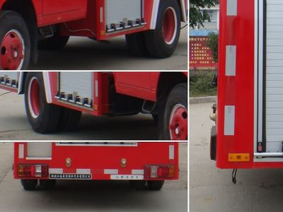 Jiangte brand automobiles JDF5060GXFSG20J Water tank fire truck