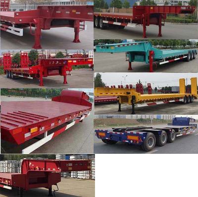 Huajun  ZCZ9400TDPHJF Low flatbed semi-trailer