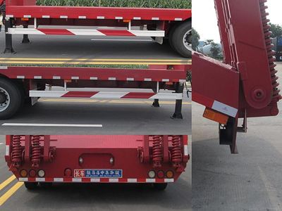 Huajun  ZCZ9400TDPHJF Low flatbed semi-trailer