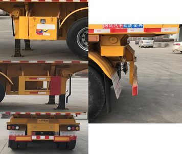 Shengyun brand automobile SRD9400ZZXP Flat dump semi-trailer