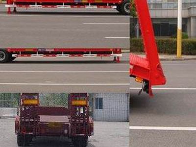 Yinbao  SYB9291DP Low flatbed semi-trailer