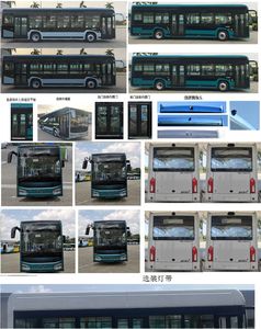 Jinlong  XMQ6115FGBEVL04 Pure electric city buses