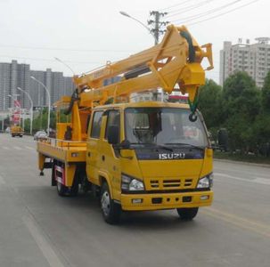 Huatong brand automobiles HCQ5070JGKQL6 High altitude work vehicle