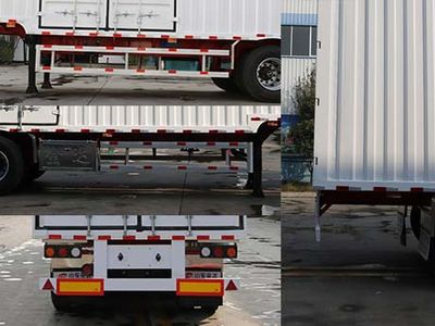 Liangyun brand automobile SLY9400XXY Box transport semi-trailer