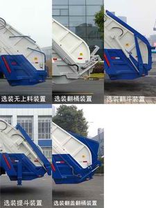 Zhonglian Automobile ZLJ5120ZYSDFE4 Compressed garbage truck