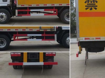 Jiangte brand automobiles JDF5041XRQE6 Flammable gas box transport vehicle