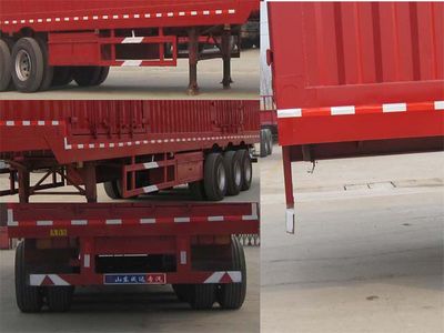 Chengshida Automobile SCD9406XXY Box transport semi-trailer