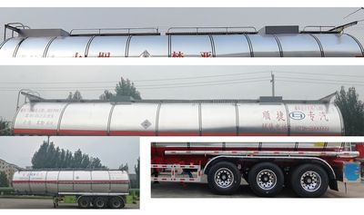 Chuanteng  HBS9400GDG Tank transport semi-trailer for toxic and infectious substances