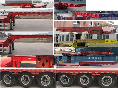 Haoyang  LWG9400TDPA Low flatbed semi-trailer