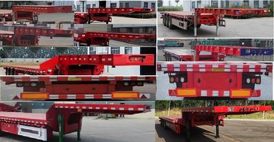 Haoyang  LWG9400TDPA Low flatbed semi-trailer