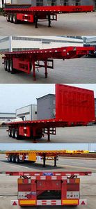 Xianghe brand automobile JJN9401ZZXP Flat dump semi-trailer