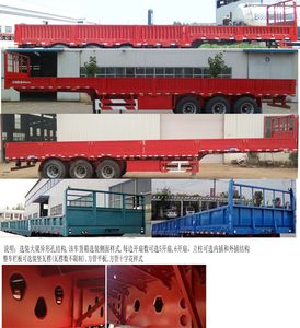 Yongxing Business Brand Automobile STS9400E Fence semi-trailer