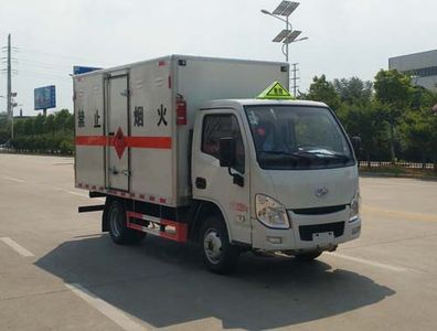 Zhuanwei  HTW5030XRQSH6 Flammable gas box transport vehicle