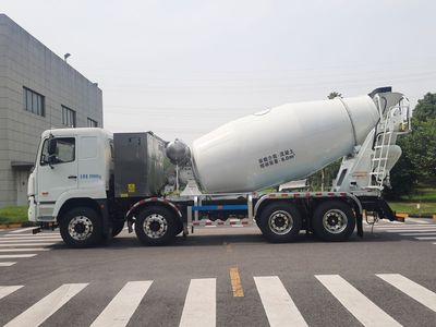 Remote license plate car HN5311GJBN41C1BEVY Pure electric concrete mixing and transportation vehicle