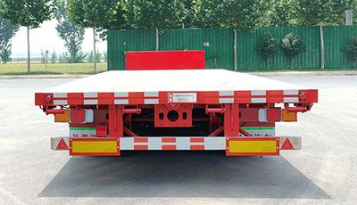 Hongya  GNT9400TDP Low flatbed semi-trailer