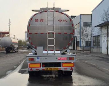 Changhua  HCH9406GSY Aluminum alloy edible oil transportation semi-trailer