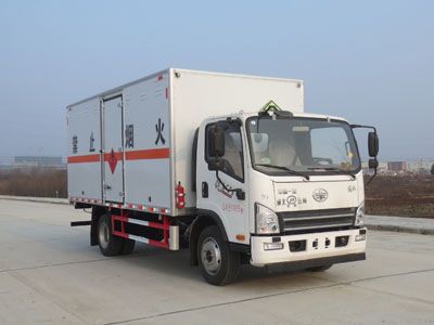 Jiangte brand automobiles JDF5120XRQC6 Flammable gas box transport vehicle