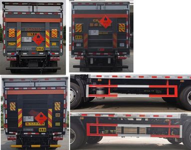 Jiangte brand automobiles JDF5120XRQC6 Flammable gas box transport vehicle