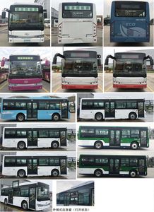 Jinlong  XMQ6810AGBEVL6 Pure electric city buses