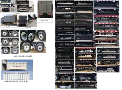 Jianghuai brand automobiles HFC5073XXYP31K2C7S Box transport vehicle