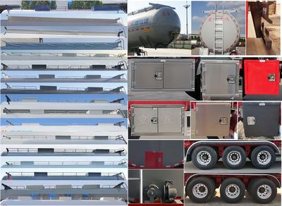 Zhengkang Hongtai brand automobiles HHT9402GPG Ordinary liquid transport semi-trailer