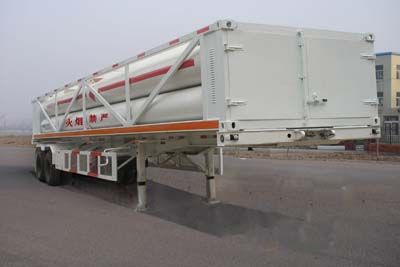 Qingte  QDT9340GGQ High pressure gas transport semi-trailer