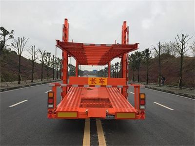 Guotong brand automobiles CDJ9171TCL Central axle vehicle transport trailer