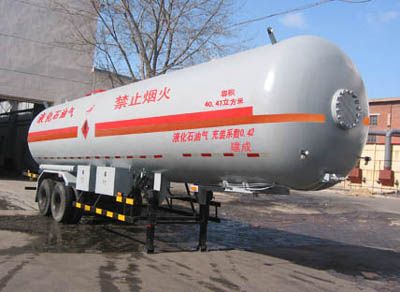 Jiancheng  JC9310GYQ Liquefied gas semi trailer transport vehicle