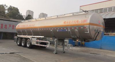 Tonghua  THT9400GYYA Aluminum alloy oil transport semi-trailer