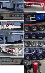 Tonghua  THT9400GYYA Aluminum alloy oil transport semi-trailer