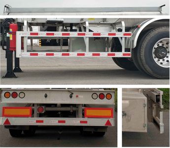 Shaanxi Automobile SHN9400GRYP460 Aluminum alloy flammable liquid tank transport semi-trailer