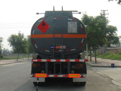 Lingyu  CLY9400GHY Chemical liquid transportation semi-trailer