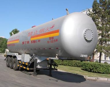 Jiancheng JC9401GYQDSemi trailer for liquefied gas transportation