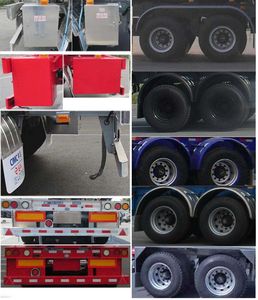 Tonghua  THT9290GYYD Aluminum alloy oil transport semi-trailer