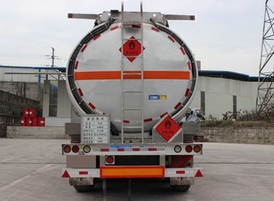 Tonghua  THT9290GYYD Aluminum alloy oil transport semi-trailer