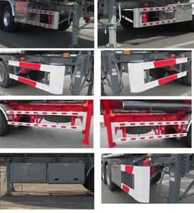 Tonghua  THT9290GYYD Aluminum alloy oil transport semi-trailer