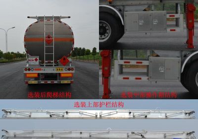 Ouman  HFV9351GYYA Aluminum alloy oil transport semi-trailer