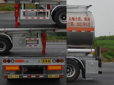 Ouman  HFV9351GYYA Aluminum alloy oil transport semi-trailer