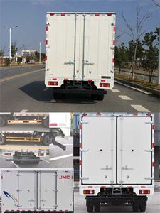 Jiangling Motors JX5042XXYXPGF2 Box transport vehicle