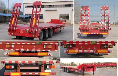 Tongtai Dingsheng brand automobiles TZL9400TDP Low flatbed semi-trailer